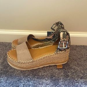 Snakeskin sandals